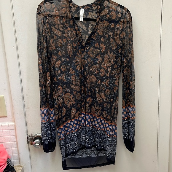 PerSeption Concept sheer mini dress size Medium - Picture 6 of 13